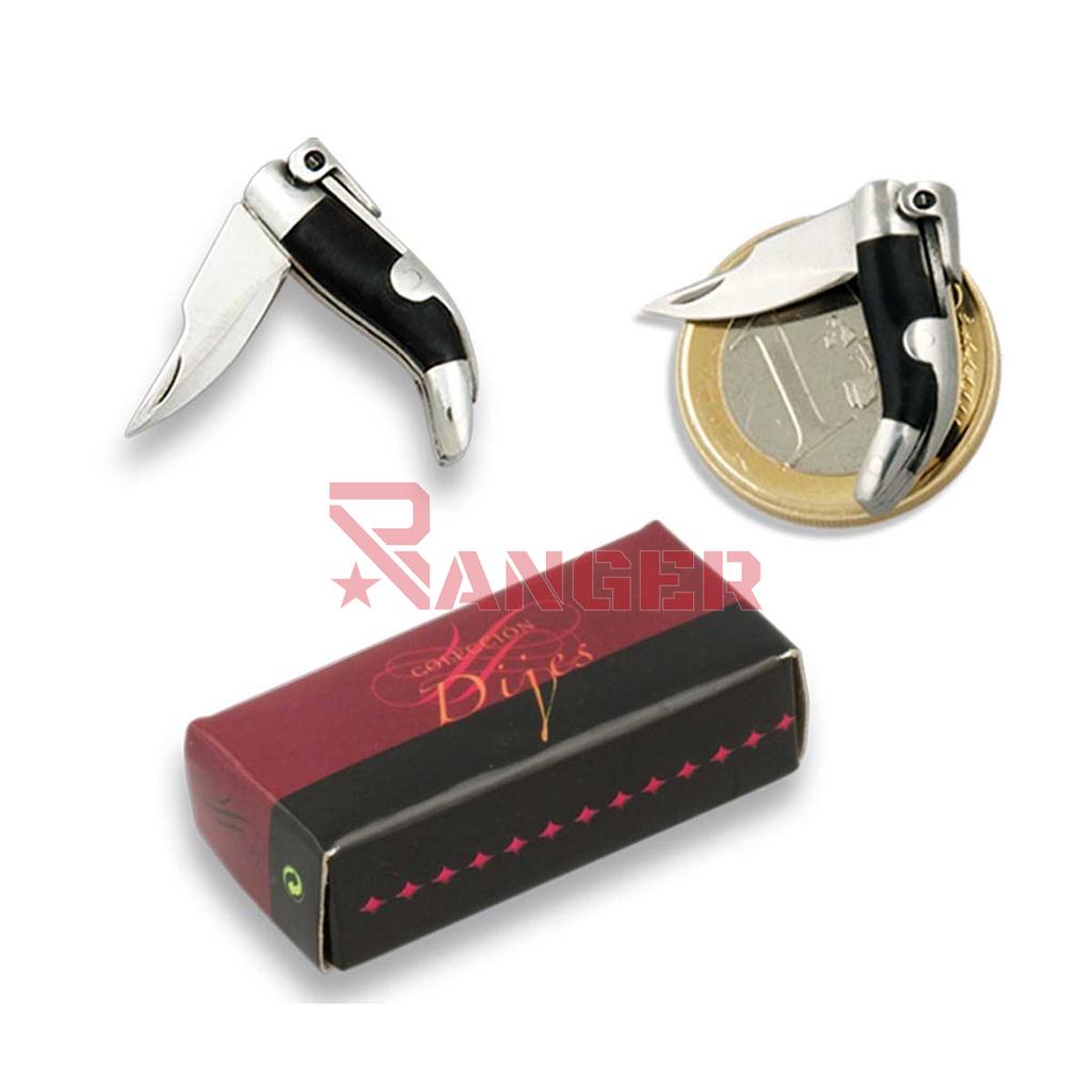 NAVAJA MINI DIJE TEJA 1.6 CM NEGRA