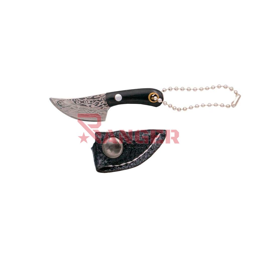 LLAVERO CUCHILLO SKINNER C/FUNDA PLATA