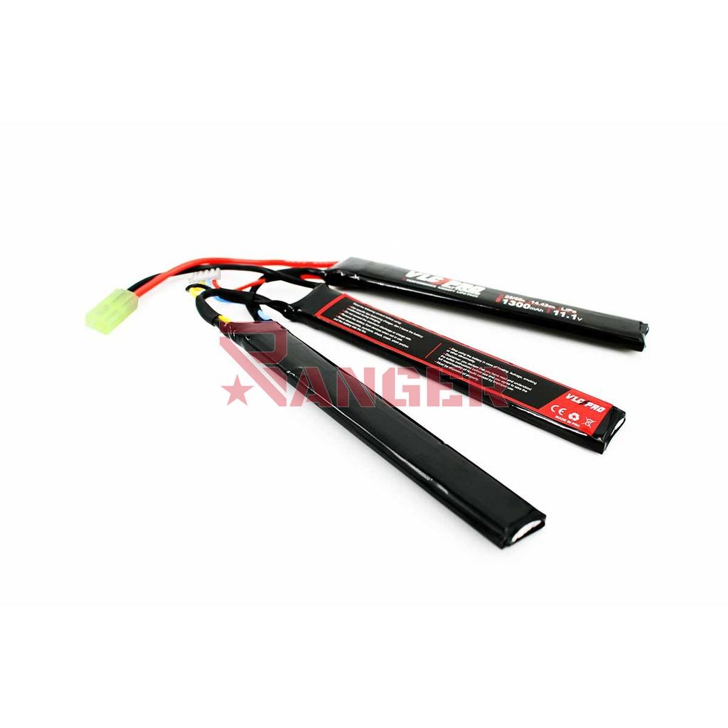 BATERIA VLC PRO LIPO 11.1V 1300MAH 25C/50C 3STICK NEGRA