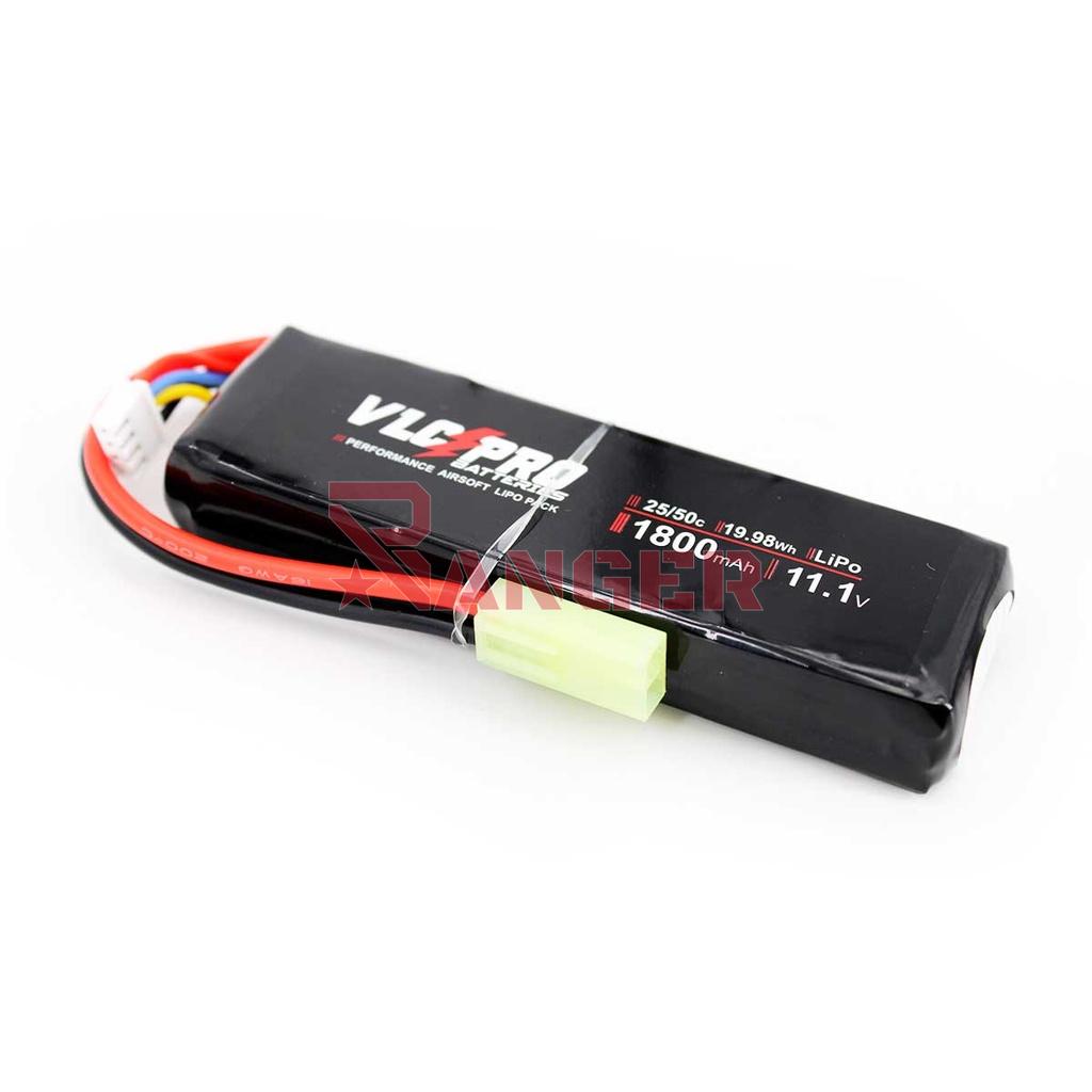 BATERIA VLC PRO LIPO 11.1V 1800MAH 25C/50C 1STICK MINI NEGRA