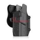 FUNDA PISTOLA RIGIDA CYTAC UNIVERSAL MEGA-FIT NEGRA