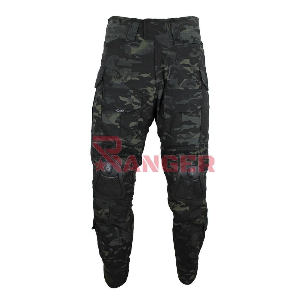 PANTALON CORSO BLACKBEARD COMBATE MULTICAM BLACK
