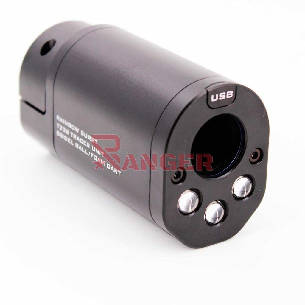 SILENCIADOR TRAZADOR T238 BURST NEGRO