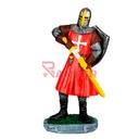 FIGURA TEMPLARIO ESPADA DESENFUNDA ROJO