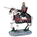 CABALLO TEMPLARIO BLANCO 12 CM LANZA