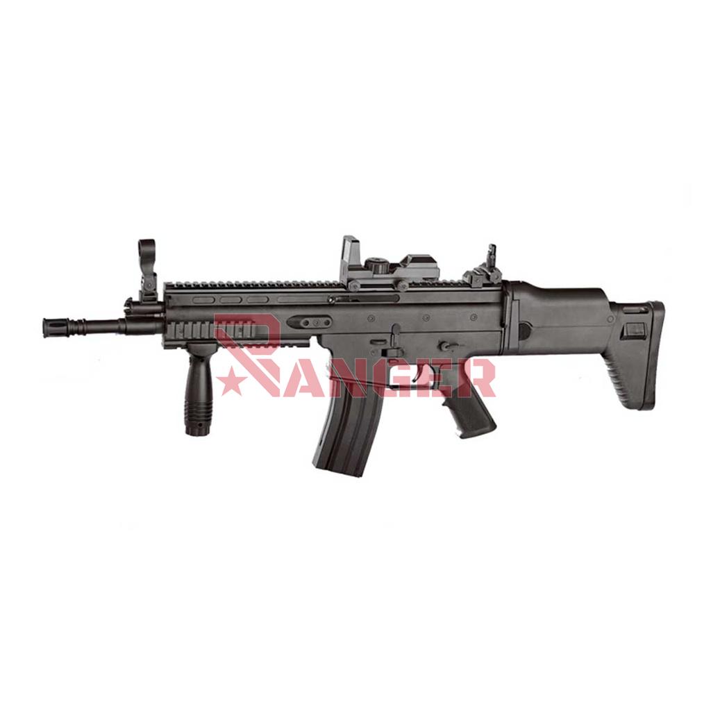 FUSIL VIGOR SCAR L CON VISOR MUELLE NEGRO