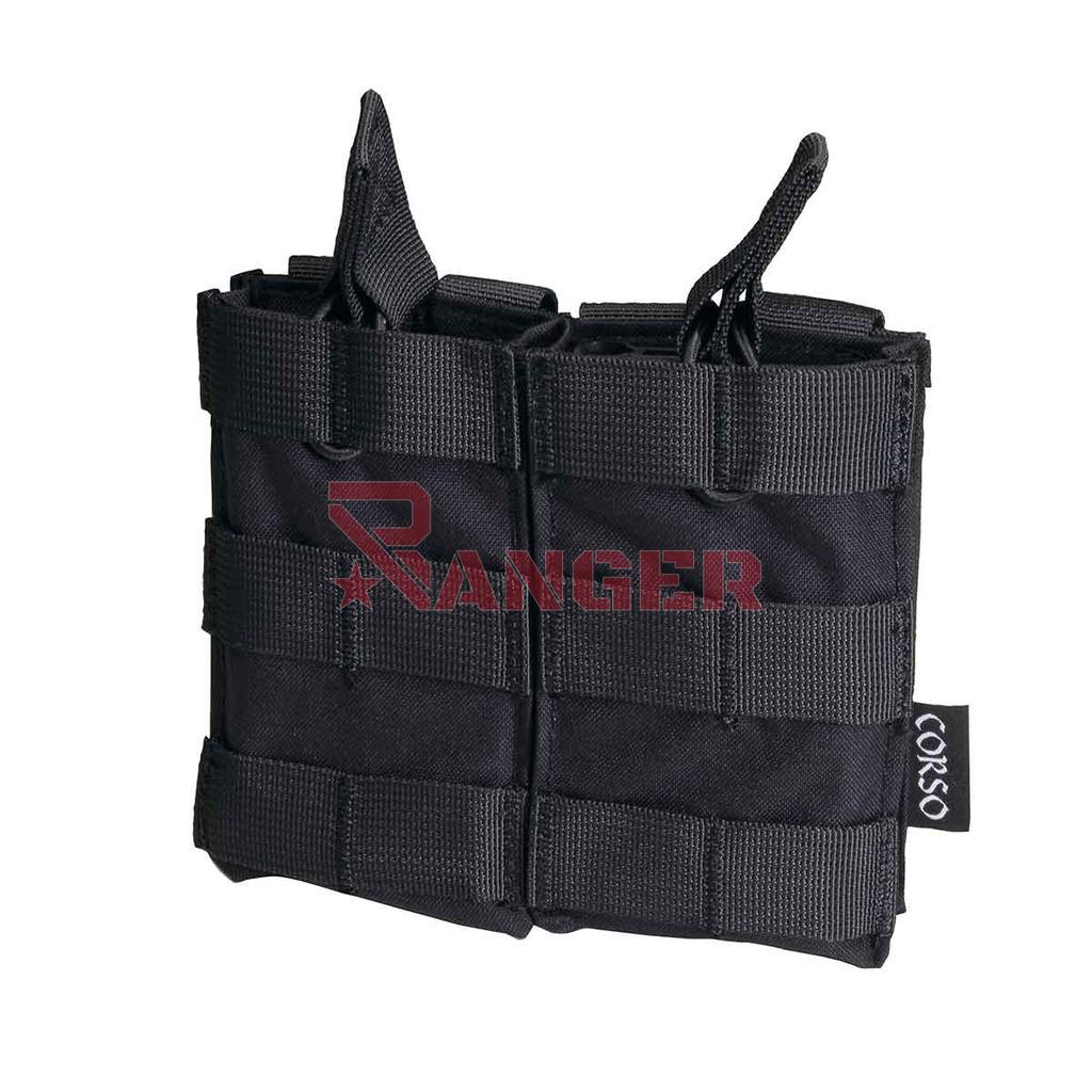 POUCH CORSO CARGADOR M4 DOBLE DAGGER MOLLE NEGRO