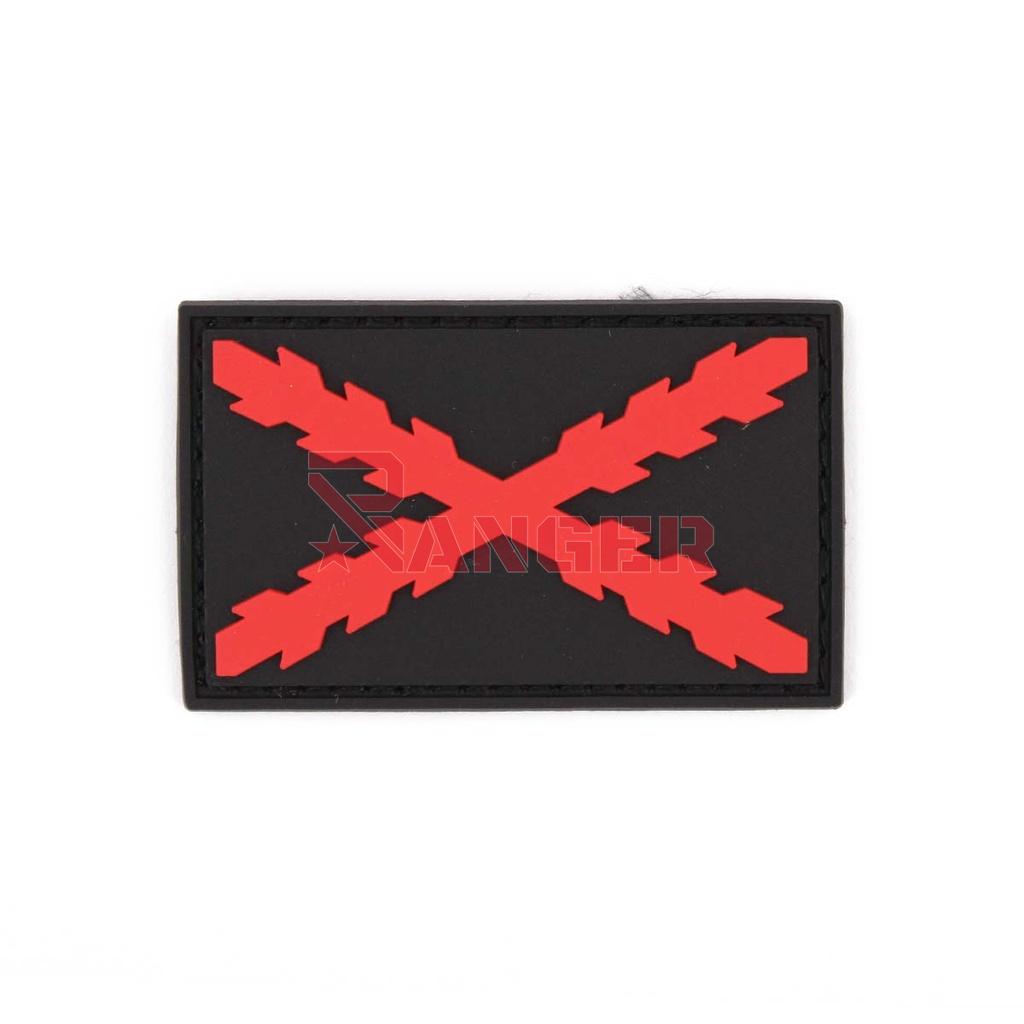 PARCHE IMMORTAL PVC BORGOÑA PEQ. NEGRO