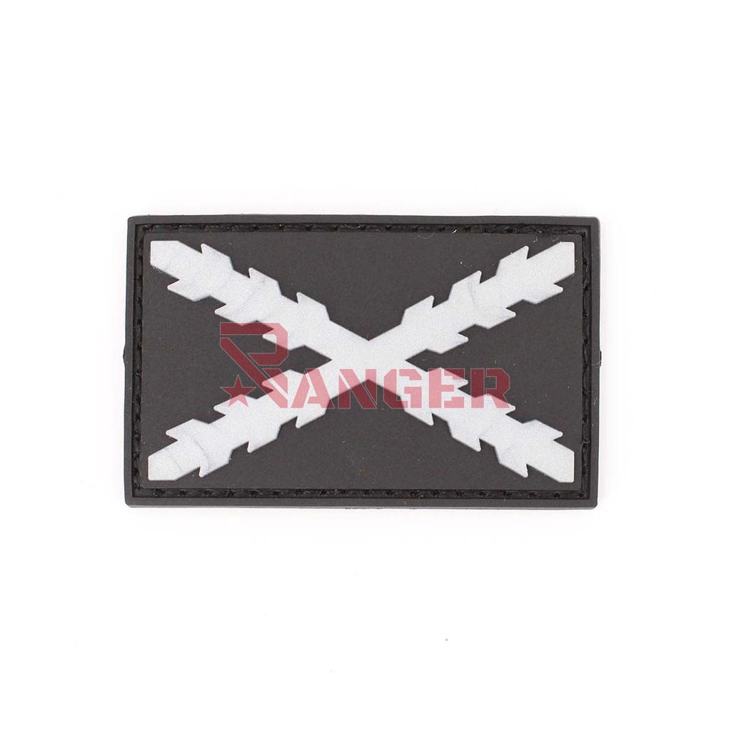 PARCHE IMMORTAL PVC BORGOÑA PEQ. PLATA