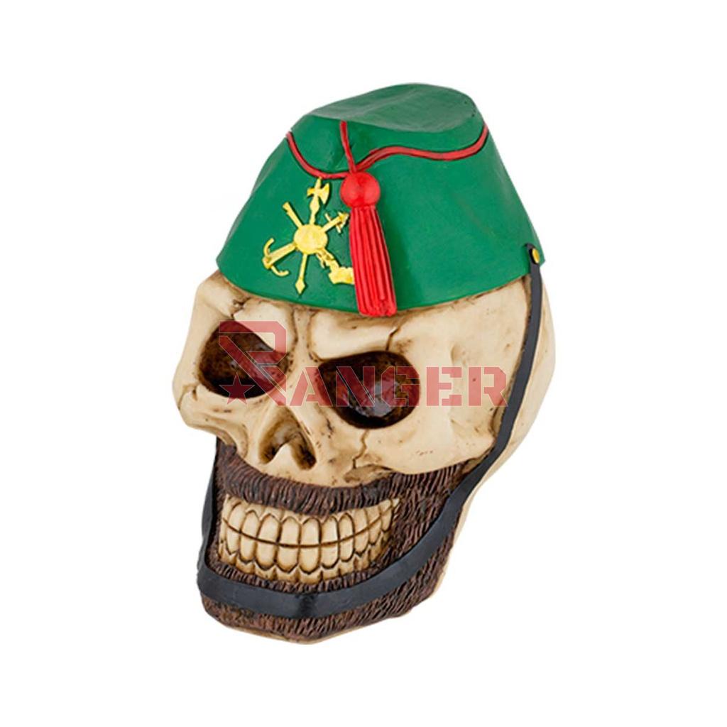 CABEZA RESINA CALAVERA LEGIONARIO 10 CM