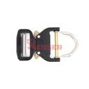 HEBILLA IMMORTAL CIERRE SEGURIDAD C/LINEA VIDA 40MM NEGRA