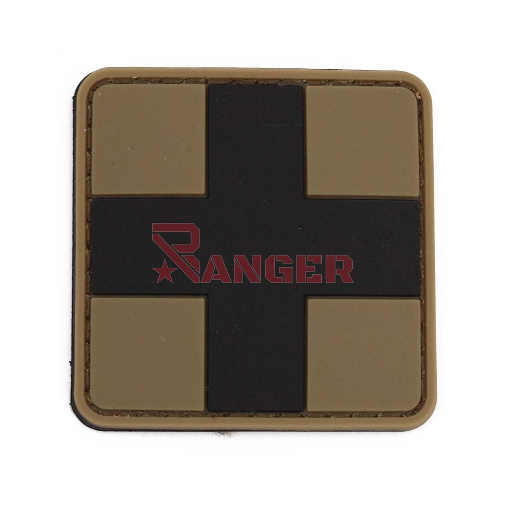 PARCHE IMMORTAL PVC MEDICO TAN-NEGRO