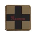 PARCHE IMMORTAL PVC MEDICO TAN-NEGRO
