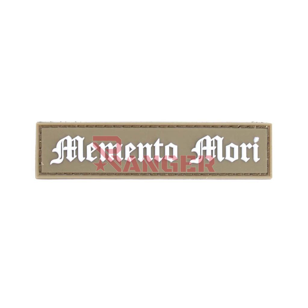 PARCHE IMMORTAL PVC 3D TIRA MEMENTO MORI TAN