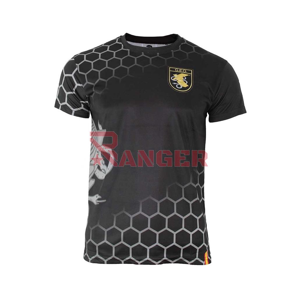CAMISETA IMMORTAL SUBLIMACION GEO NEGRA