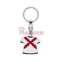 LLAVERO BORGOÑA CAMISETA BLANCO-ROJO