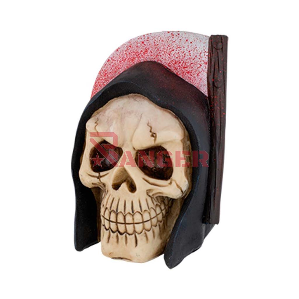 CABEZA RESINA CALAVERA MUERTE 16 CM