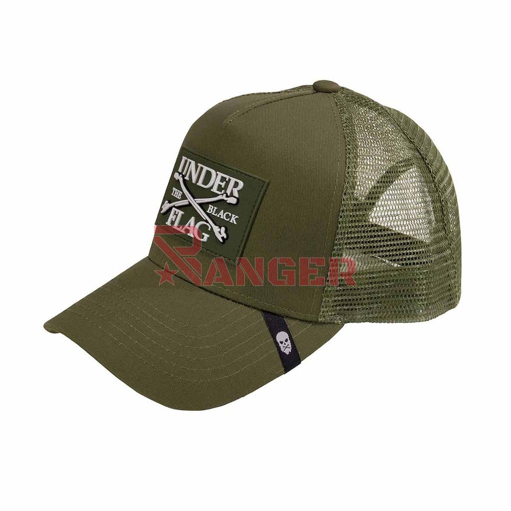 GORRA CORSO REJILLA UNDER THE BLACK FLAG VERDE