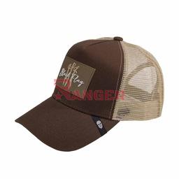 [CRS-200122-CO] GORRA CORSO REJILLA BLACK FLAG TAN