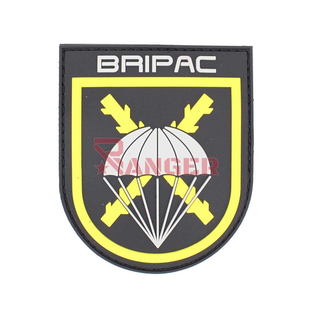 PARCHE IMMORTAL PVC BRIPAC NEGRO AMARILLO