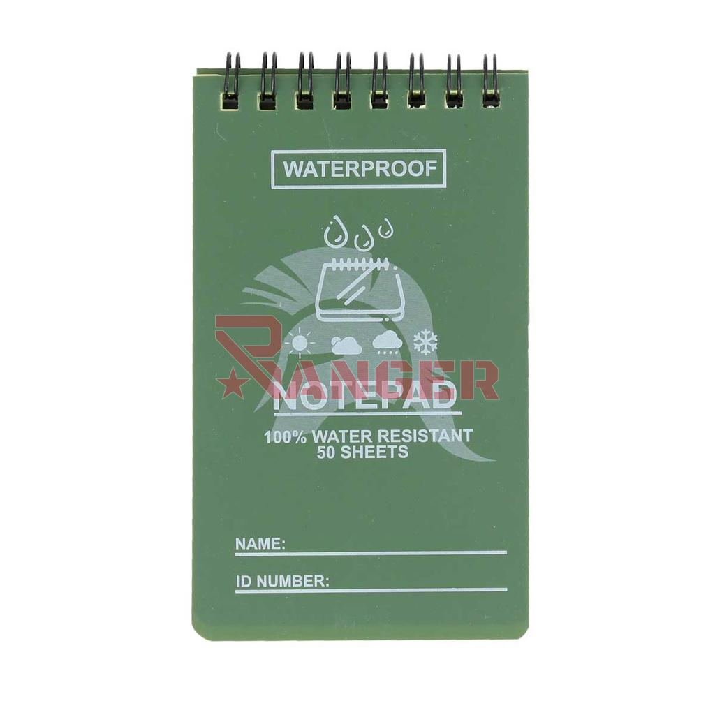 LIBRETA WATERPROOF IMMORTAL 12 X 8 CM VERDE