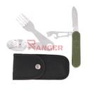 CUBIERTO MILITAR IMMORTAL NAVAJA C/FUNDA CORDURA NEGRO