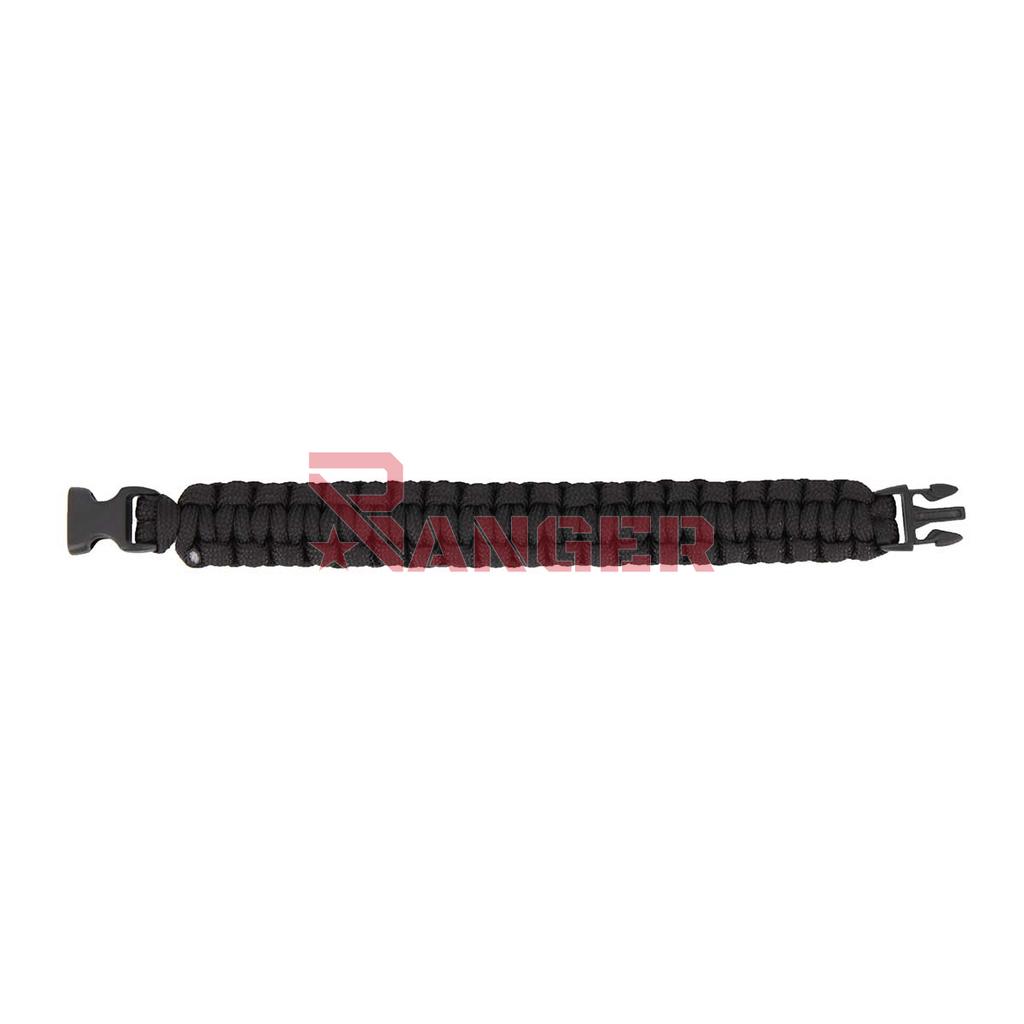 PULSERA PARACORD IMMORTAL 1.9CM NEGRA