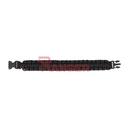 PULSERA PARACORD IMMORTAL 1.9CM NEGRA