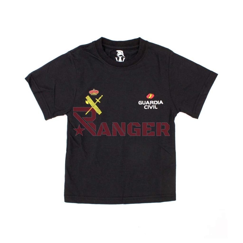 CAMISETA IMMORTAL GUARDIA CIVIL NIÑO NEGRA