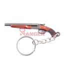 LLAVERO BH ESCOPETA RECORTADA 7CM PLATA-MARRON