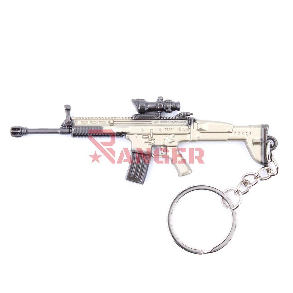 LLAVERO BH FUSIL SCAR-L 9CM TAN