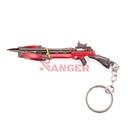 LLAVERO BALLESTA PBG 9 CM ROJO/MARRON