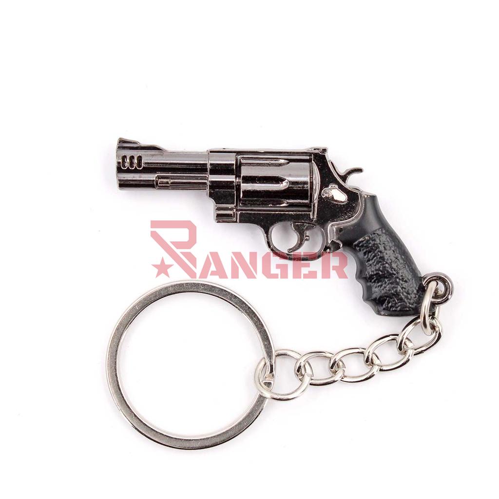 LLAVERO BH REVOLVER M500 5CM PLATA