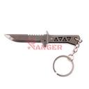 LLAVERO BH CUCHILLO COMBAT 9CM PLATA