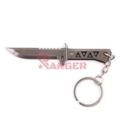 [BH-1549] LLAVERO BH CUCHILLO COMBAT 9CM PLATA
