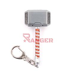 [BH-1550] LLAVERO BH MARTILLO THR 8CM PLATA-MARRON