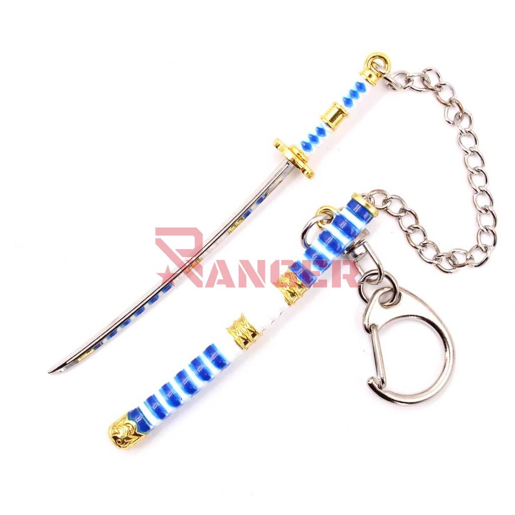 LLAVERO BH KATANA 1192 OPC 9CM BLANCO-AZUL