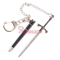 [BH-1208] LLAVERO BH ESPADA 1208 GOT 9CM PLATA