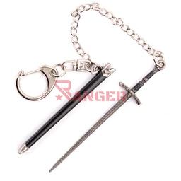 [BH-1211] LLAVERO BH ESPADA 1211 GOT 9CM PLATA-NEGRO