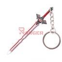 LLAVERO BH ESPADA 1219 ZLD 9CM ROJO