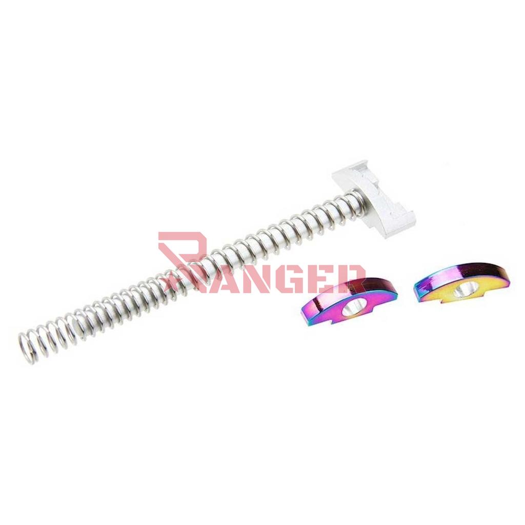 COWCOW AAP01 ALUMINIUM GUIDE ROD SET SILVER