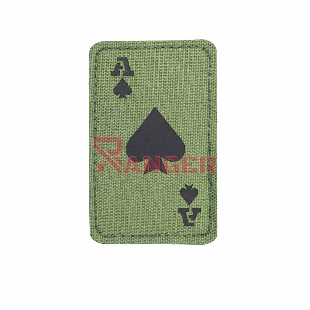 PARCHE IMMORTAL CARTA AS DE PICA IR VERDE