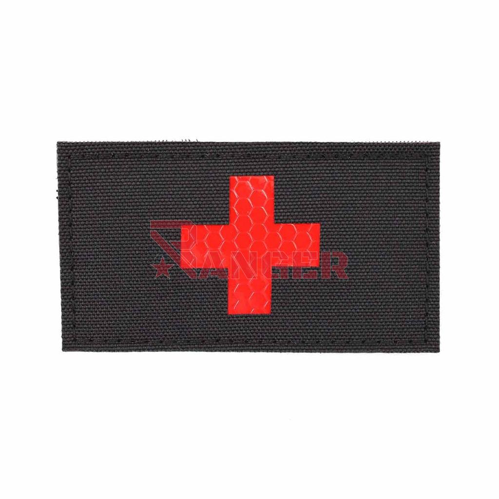 PARCHE IMMORTAL MEDICAL REFLECTANTE NEGRO