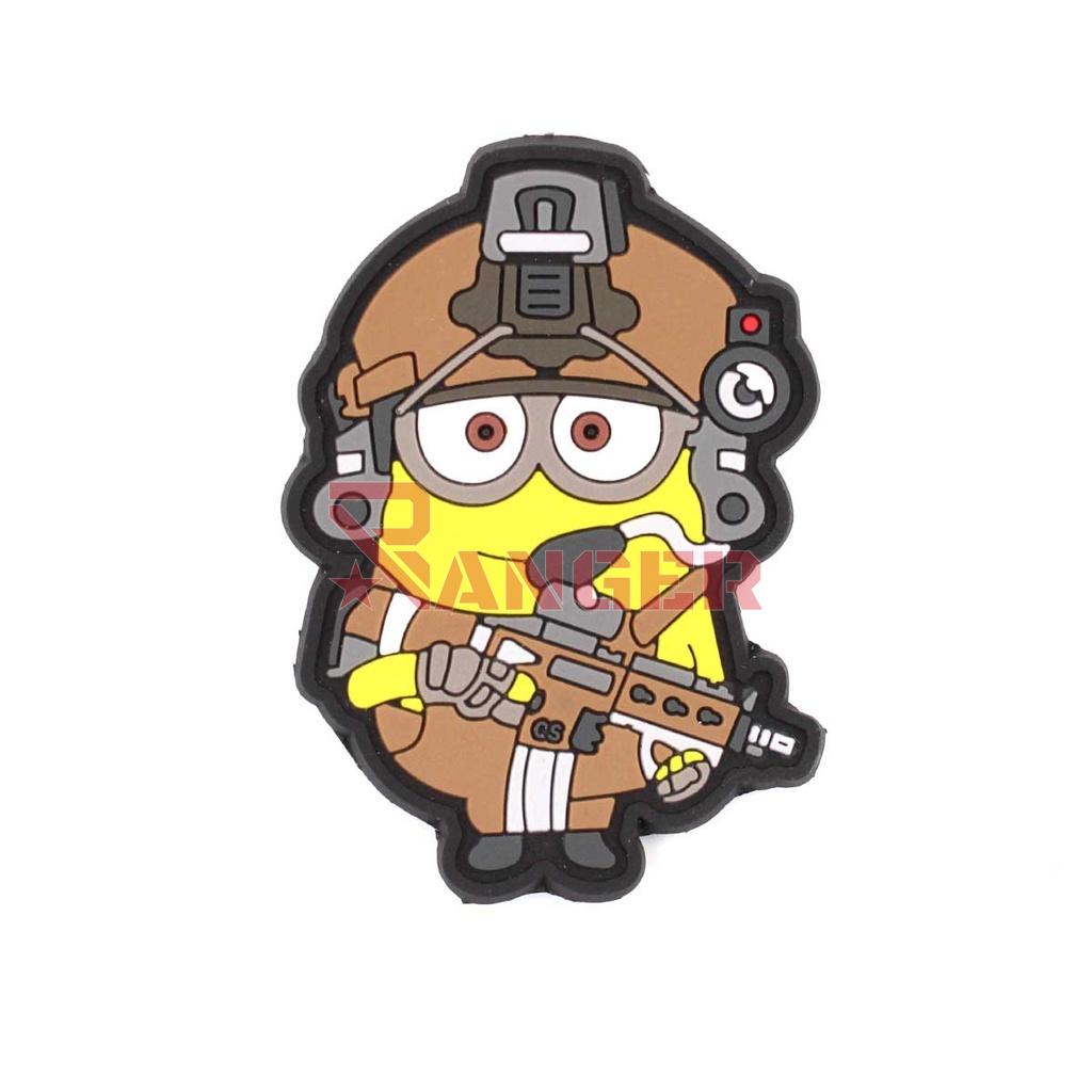 PARCHE IMMORTAL PVC 3D MINION TACTICO COYOTE