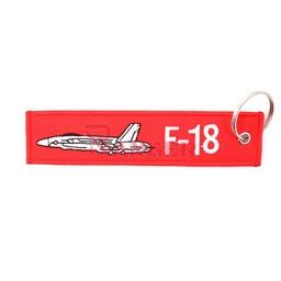 [IW-0314-RD] LLAVERO CINTA RECTANGULAR IMMORTAL REMOVE F18 ROJO