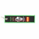 LLAVERO CINTA RECTANGULAR IMMORTAL LEGION CRISTO NEGRO