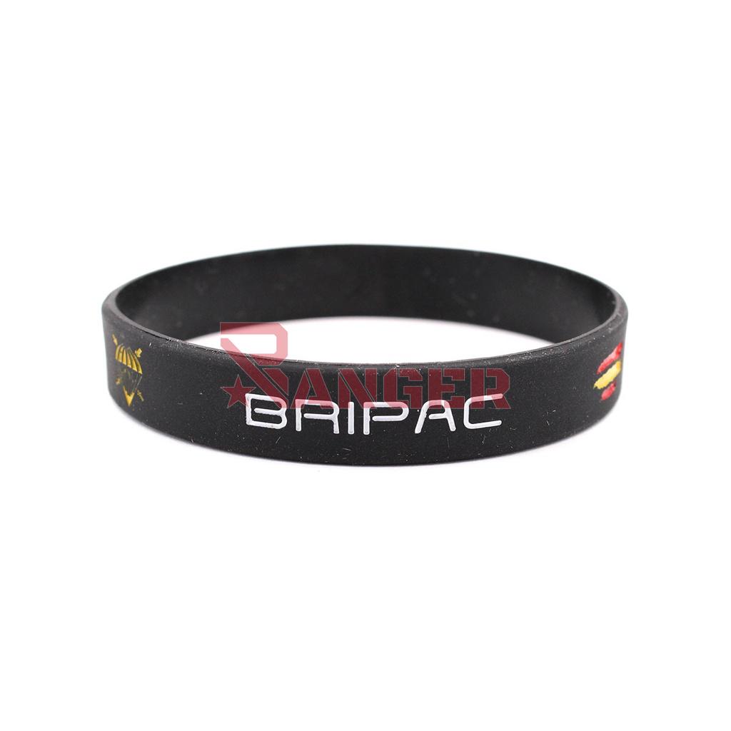 PULSERA IMMORTAL PVC BRIPAC NEGRA