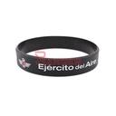 PULSERA IMMORTAL PVC EJERCITO AIRE NEGRA