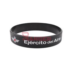 [IW-70504-BK] PULSERA IMMORTAL PVC EJERCITO AIRE NEGRA