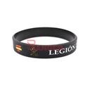 PULSERA IMMORTAL PVC LEGION NEGRA